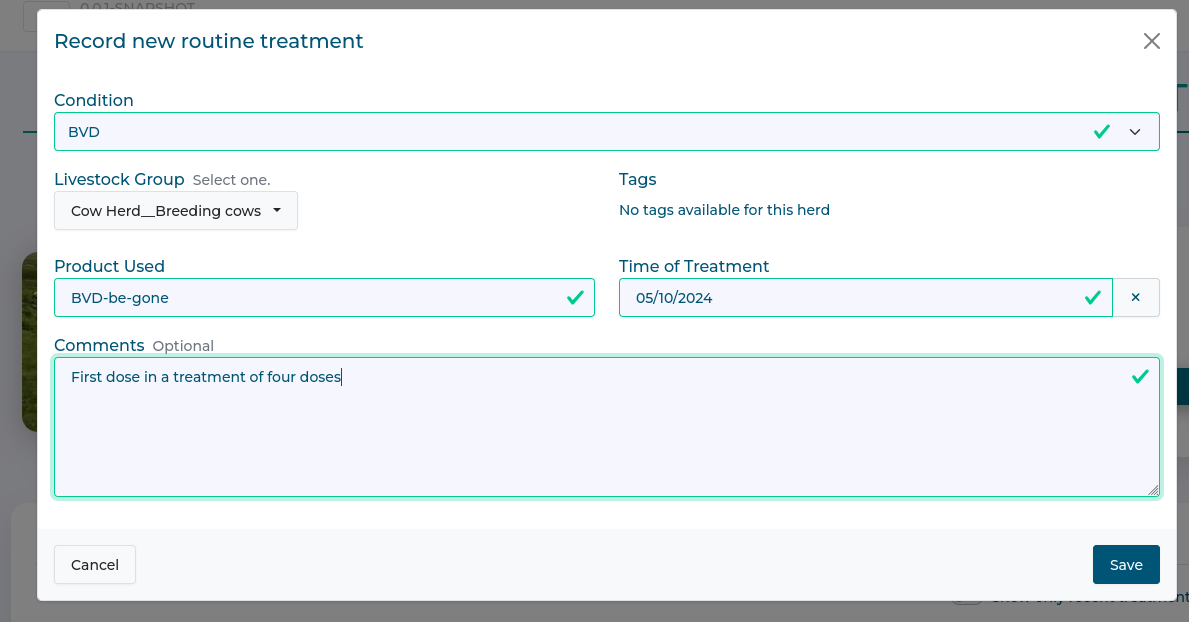 Record Treatment Step 2 Record Treatment Step 2