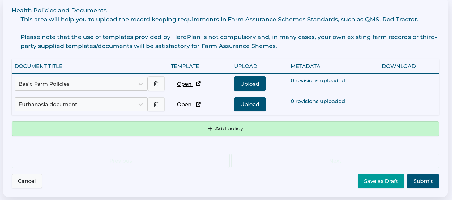 Saved form Saved form