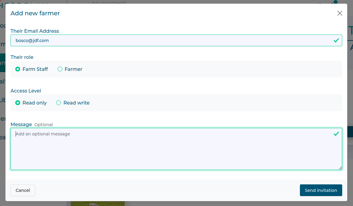 Adding a team member