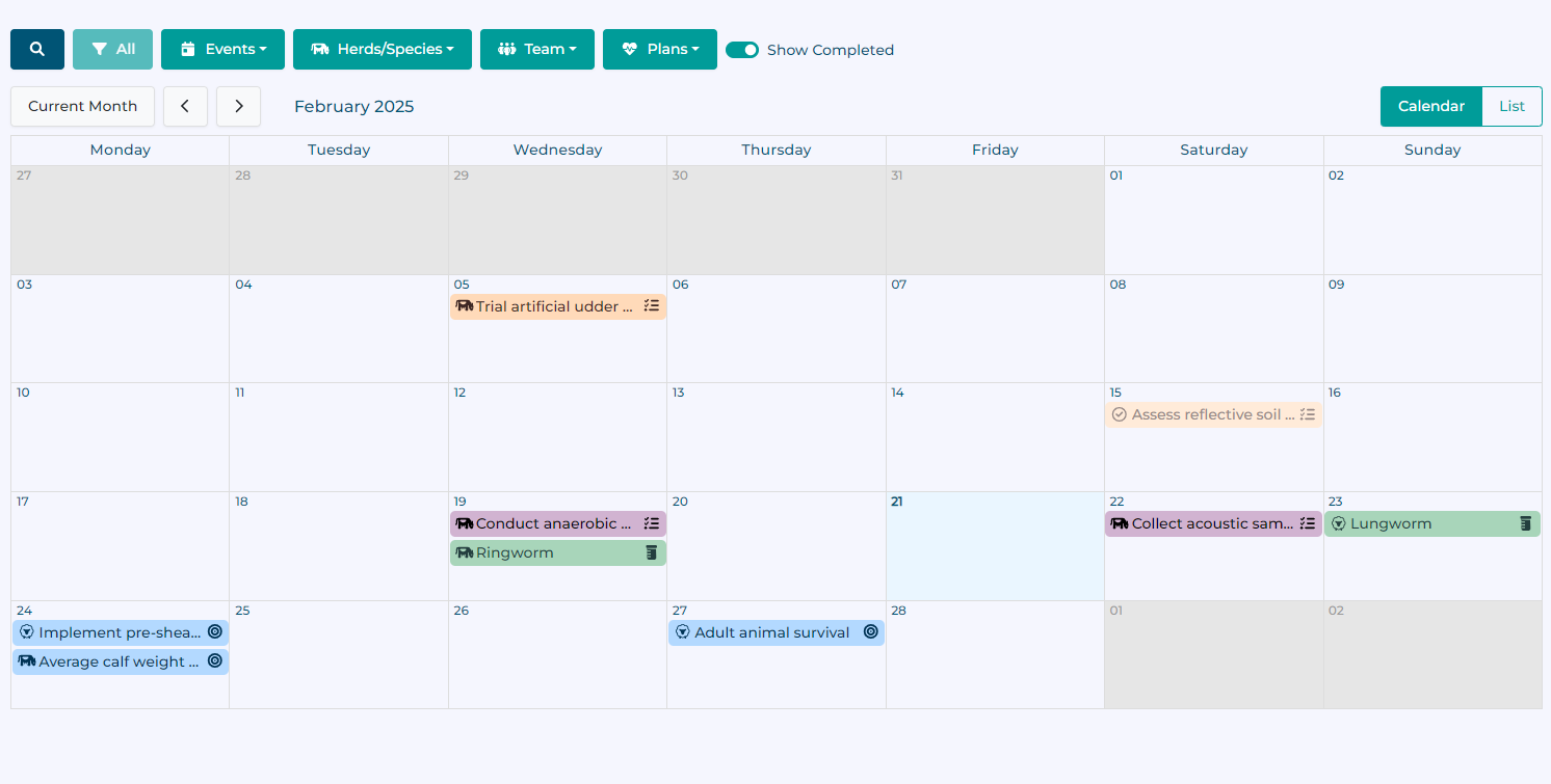 Month View Month View