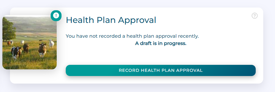 Draft indication on card