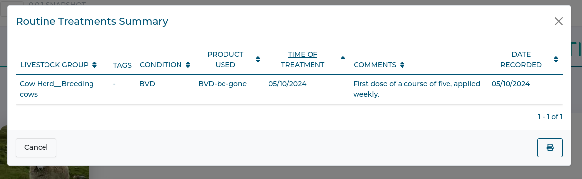 Treatment update Treatment update